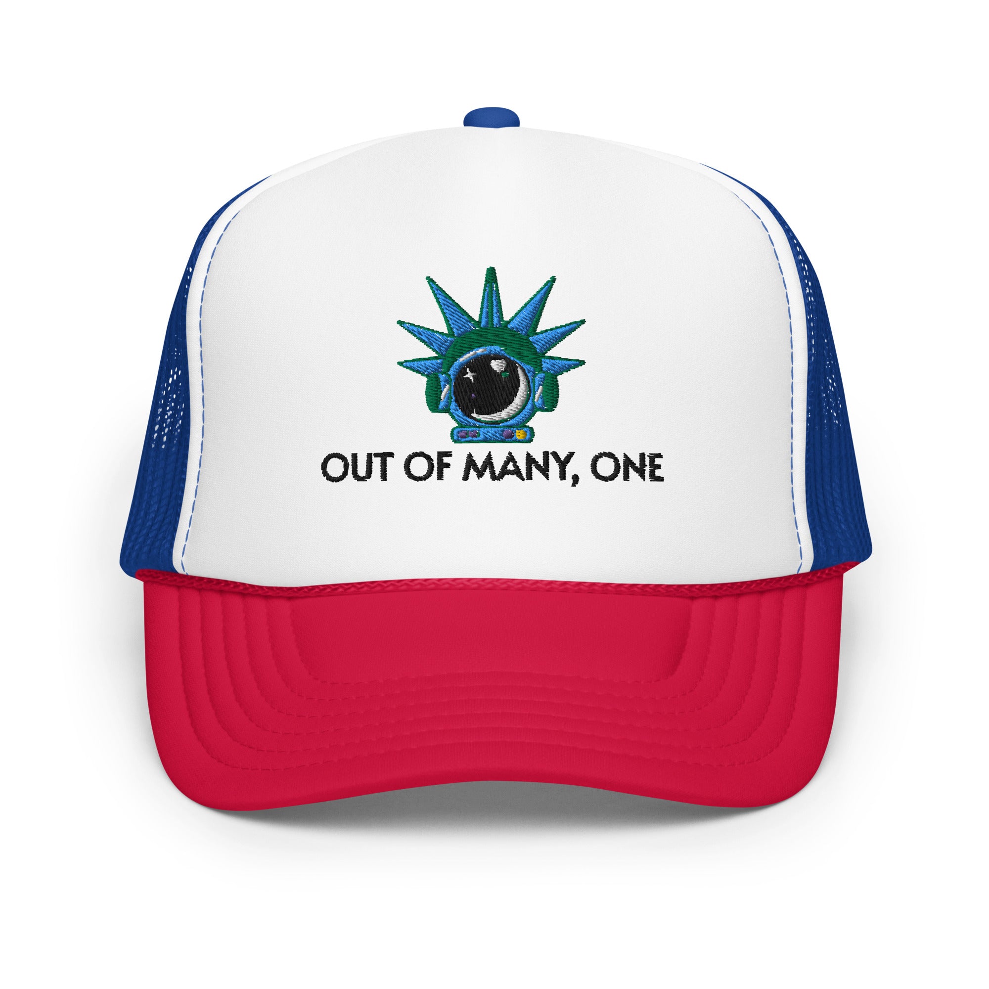 OUT OF MANY Foam trucker hat