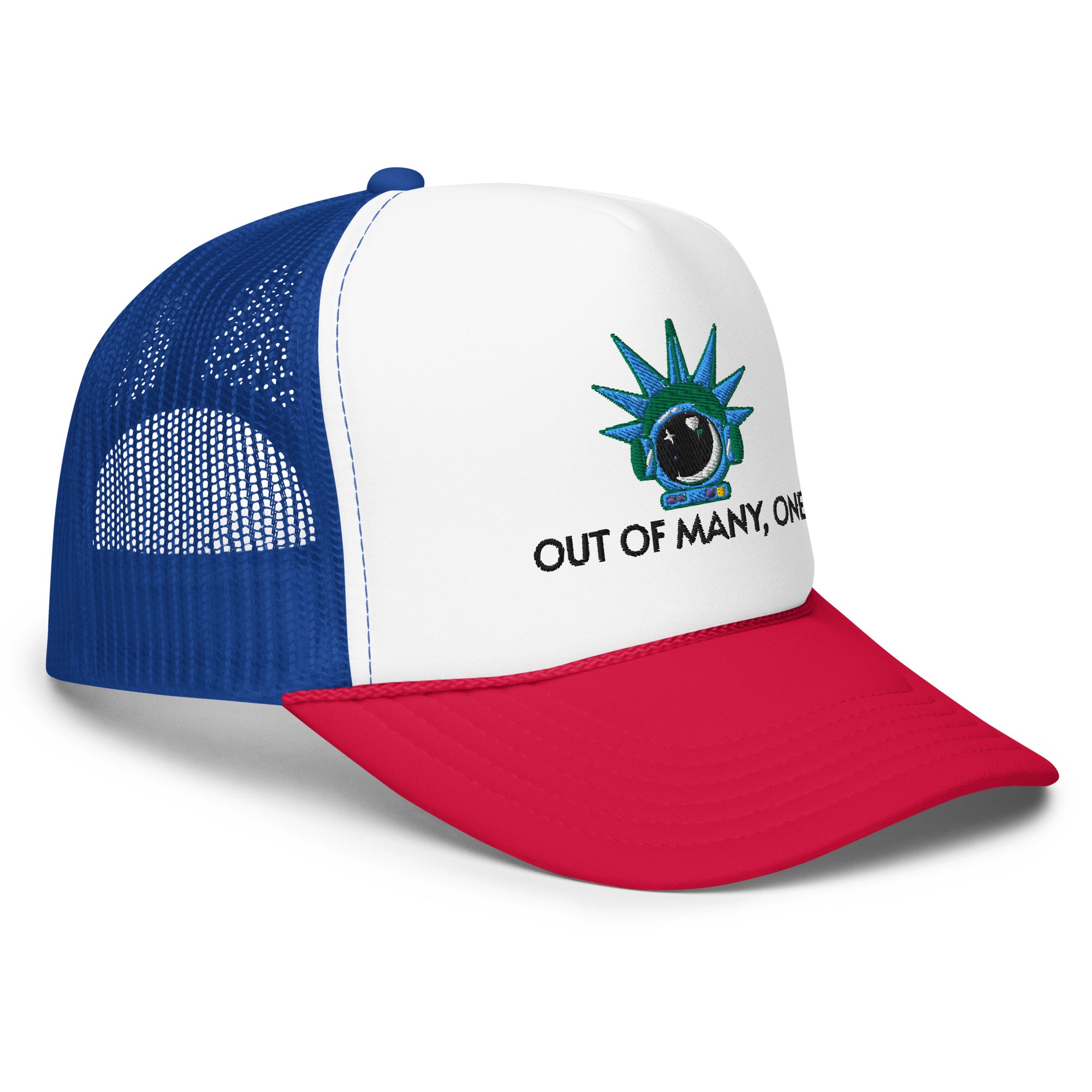 OUT OF MANY Foam trucker hat