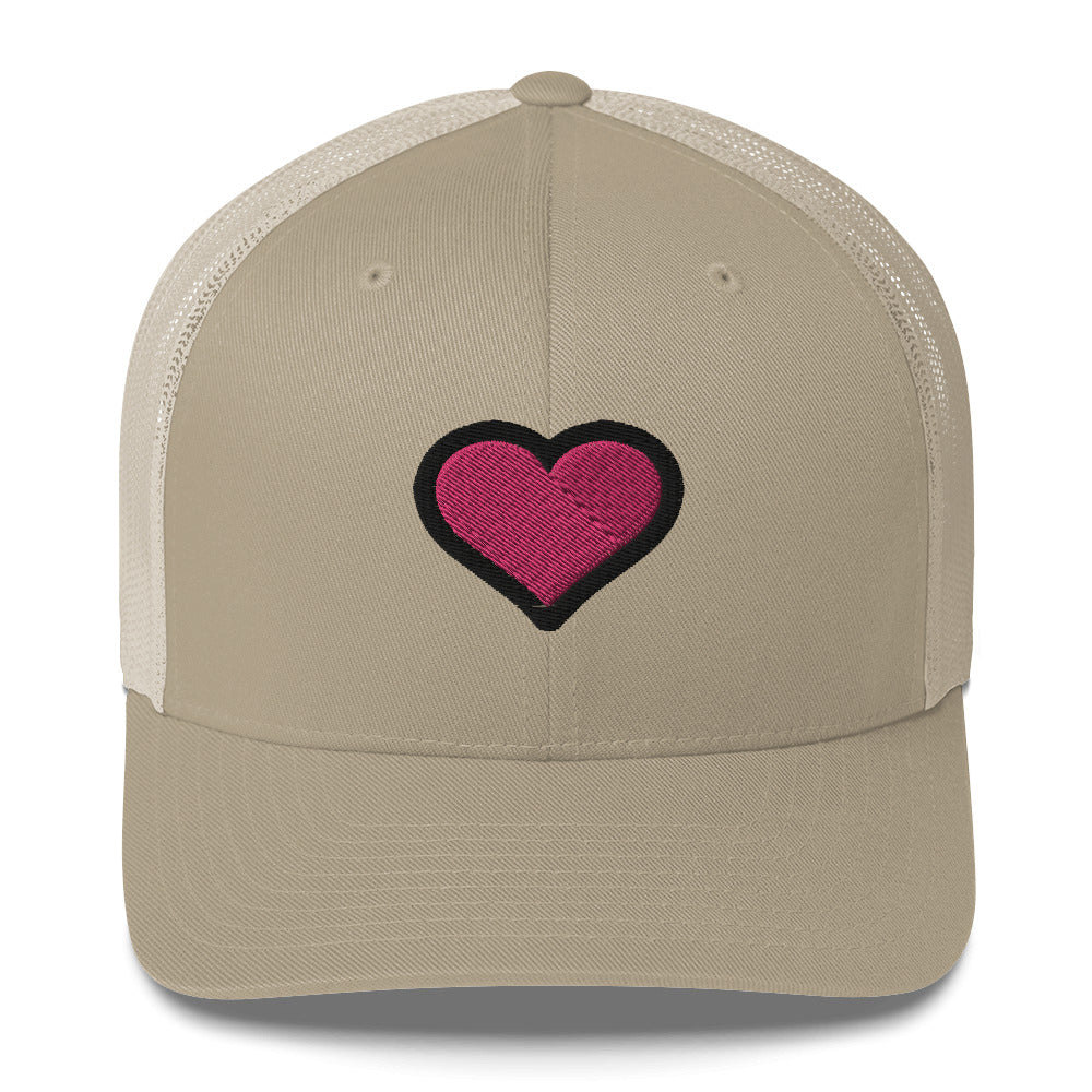 BASIC HEART Trucker Cap