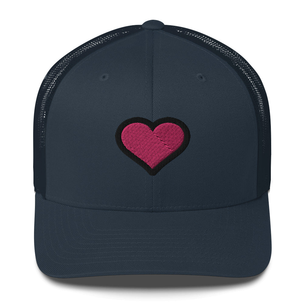 BASIC HEART Trucker Cap